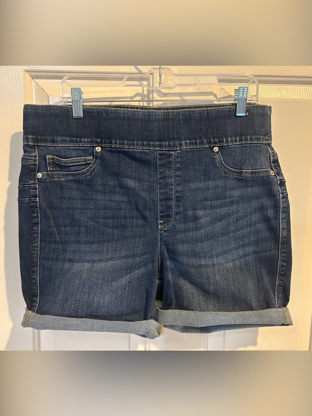 Classic New York & Company Dark Blue Women’s Stretch Denim Shorts